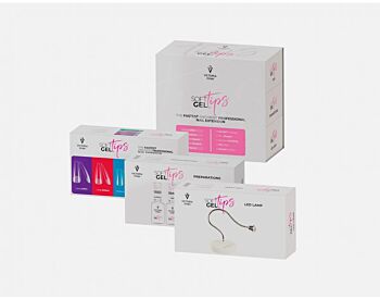 SOFT GEL TIPS Set with Short Round tips