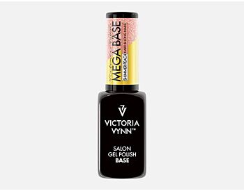 Victoria Vynn GEL POLISH MEGA BASE Shimmer Peach 8ml Hybridbase med Glans